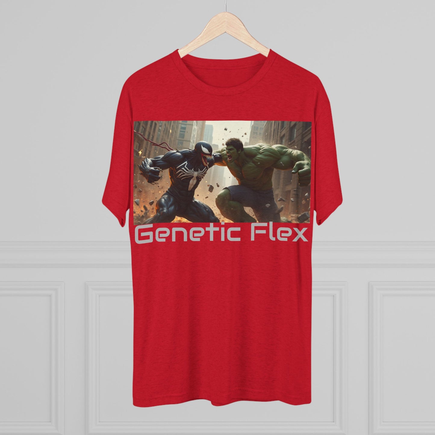 Fitness Unisex T-shirt - Genetic Flex - bevidst ungdomshelt T-shirts: Bevæg dig anderledes