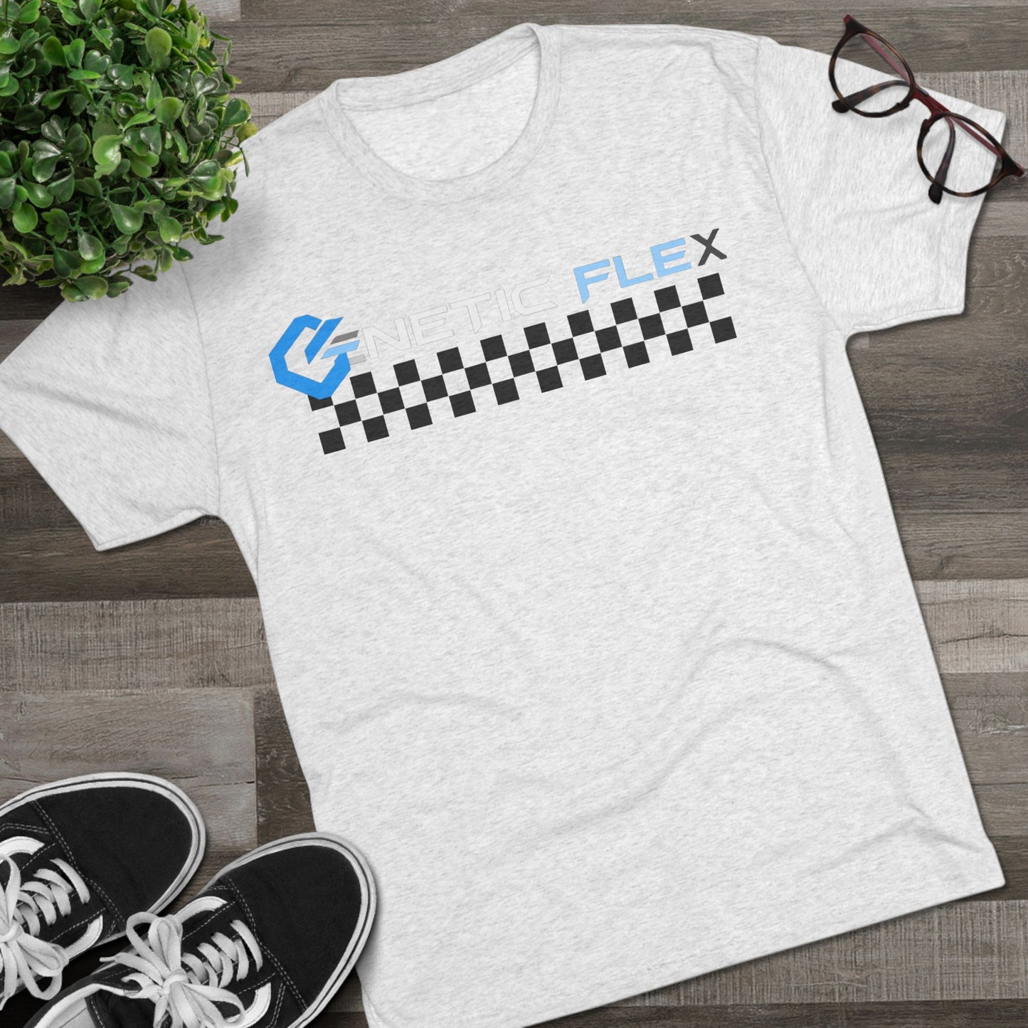 Fitness Unisex T-shirt - Genetic Flex - bevidst ungdomshelt T-shirts: Bevæg dig anderledes