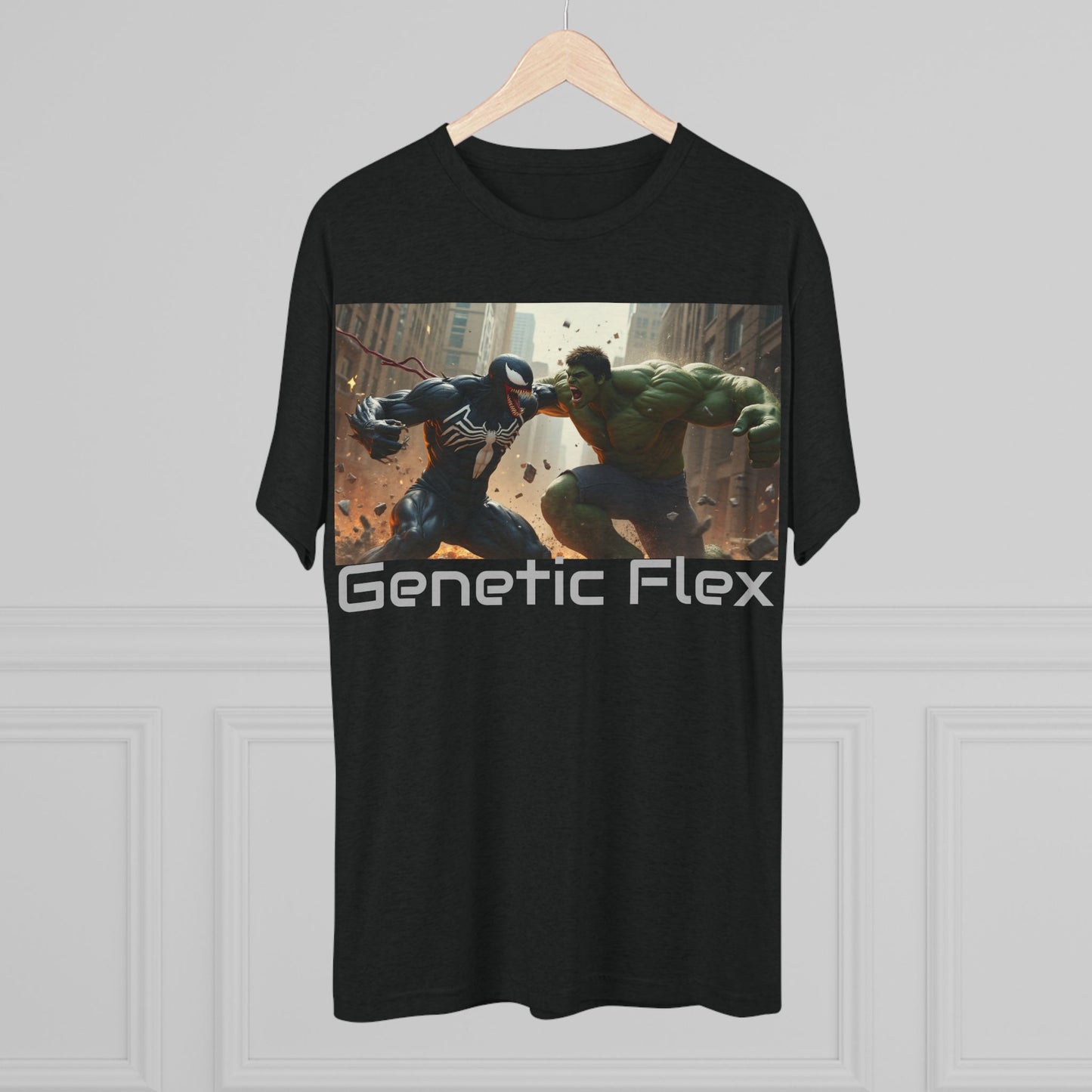 Fitness Unisex T-shirt - Genetic Flex - bevidst ungdomshelt T-shirts: Bevæg dig anderledes