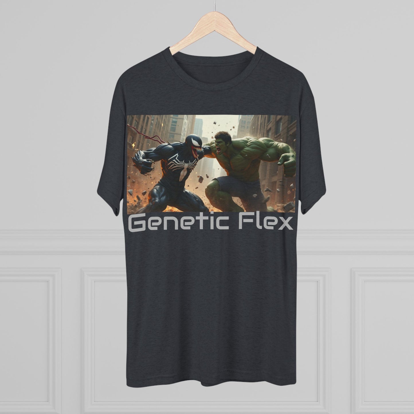 Fitness Unisex T-shirt - Genetic Flex - bevidst ungdomshelt T-shirts: Bevæg dig anderledes