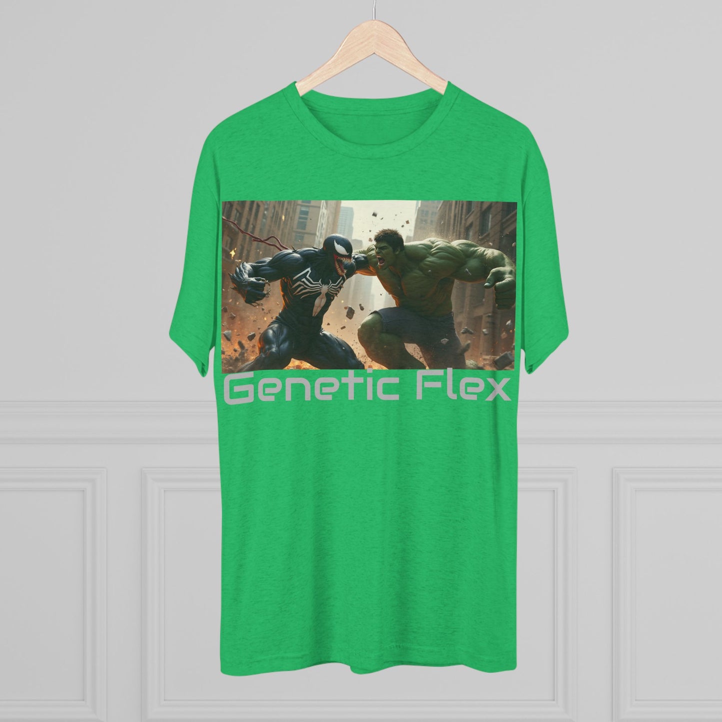 Fitness Unisex T-shirt - Genetic Flex - bevidst ungdomshelt T-shirts: Bevæg dig anderledes