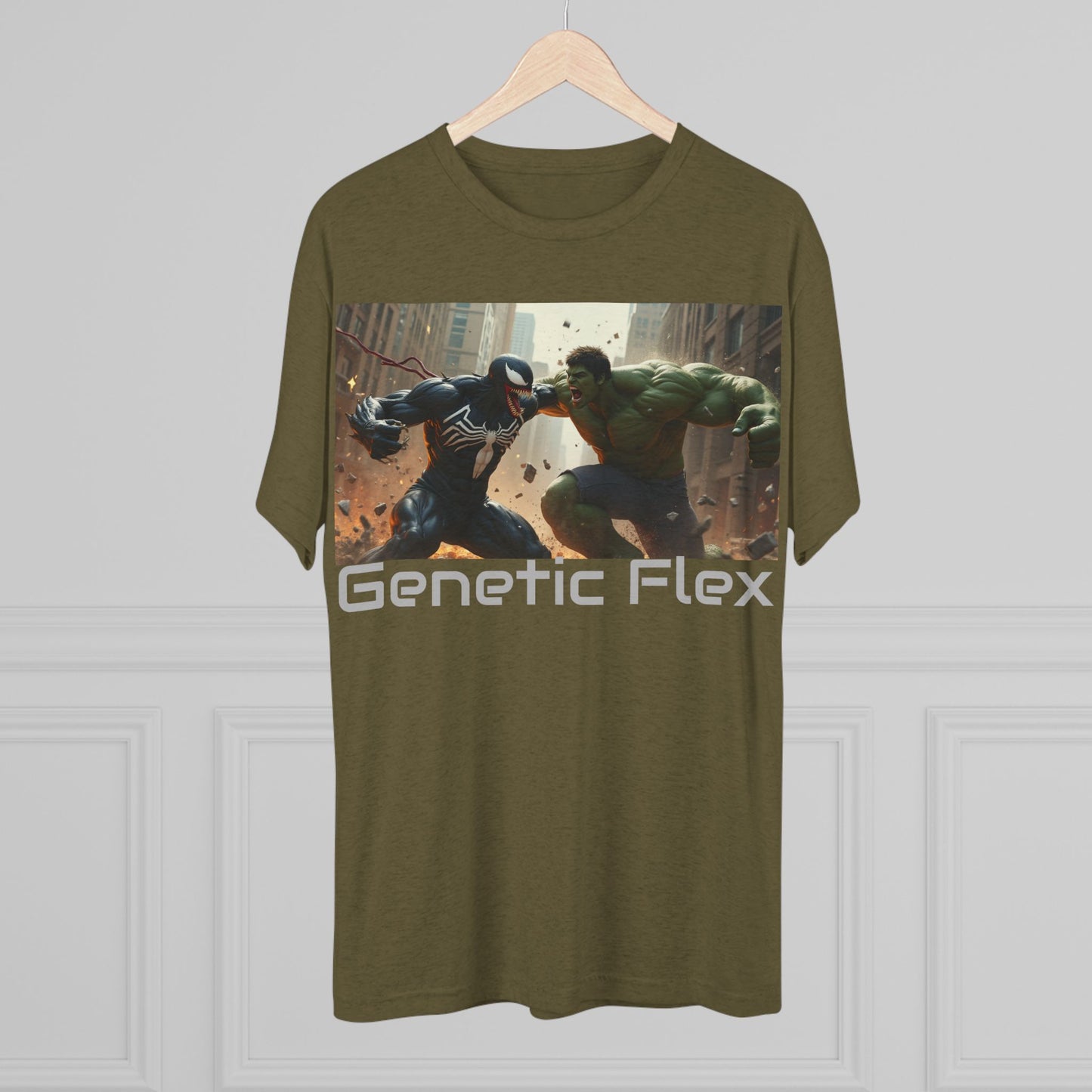 Fitness Unisex T-shirt - Genetic Flex - bevidst ungdomshelt T-shirts: Bevæg dig anderledes
