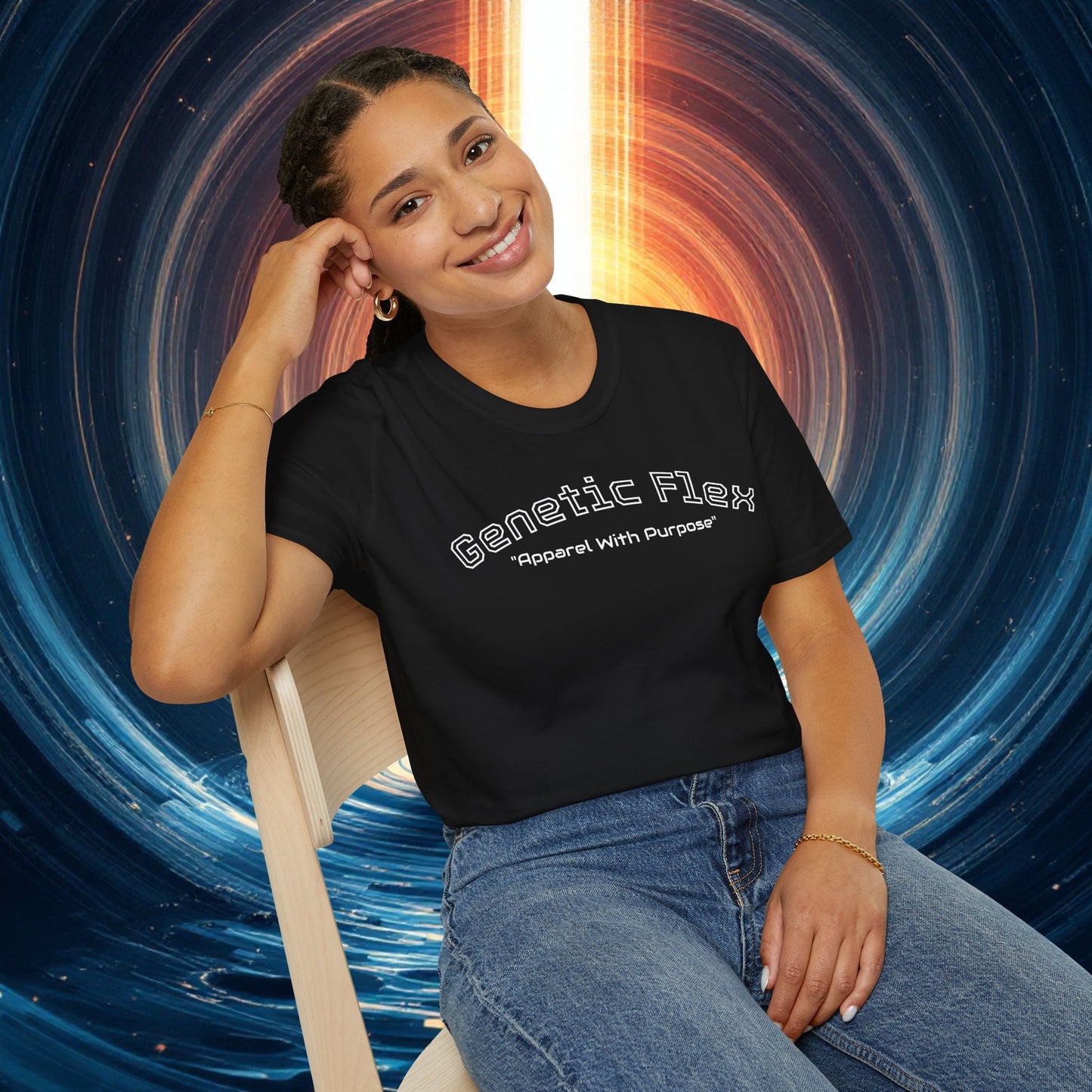 | Genetic Flex T-Shirt, Grafik-T-Shirt, Freizeitkleidung, Geschenk für Fitness-Enthusiasten, Komfort für jeden Tag
