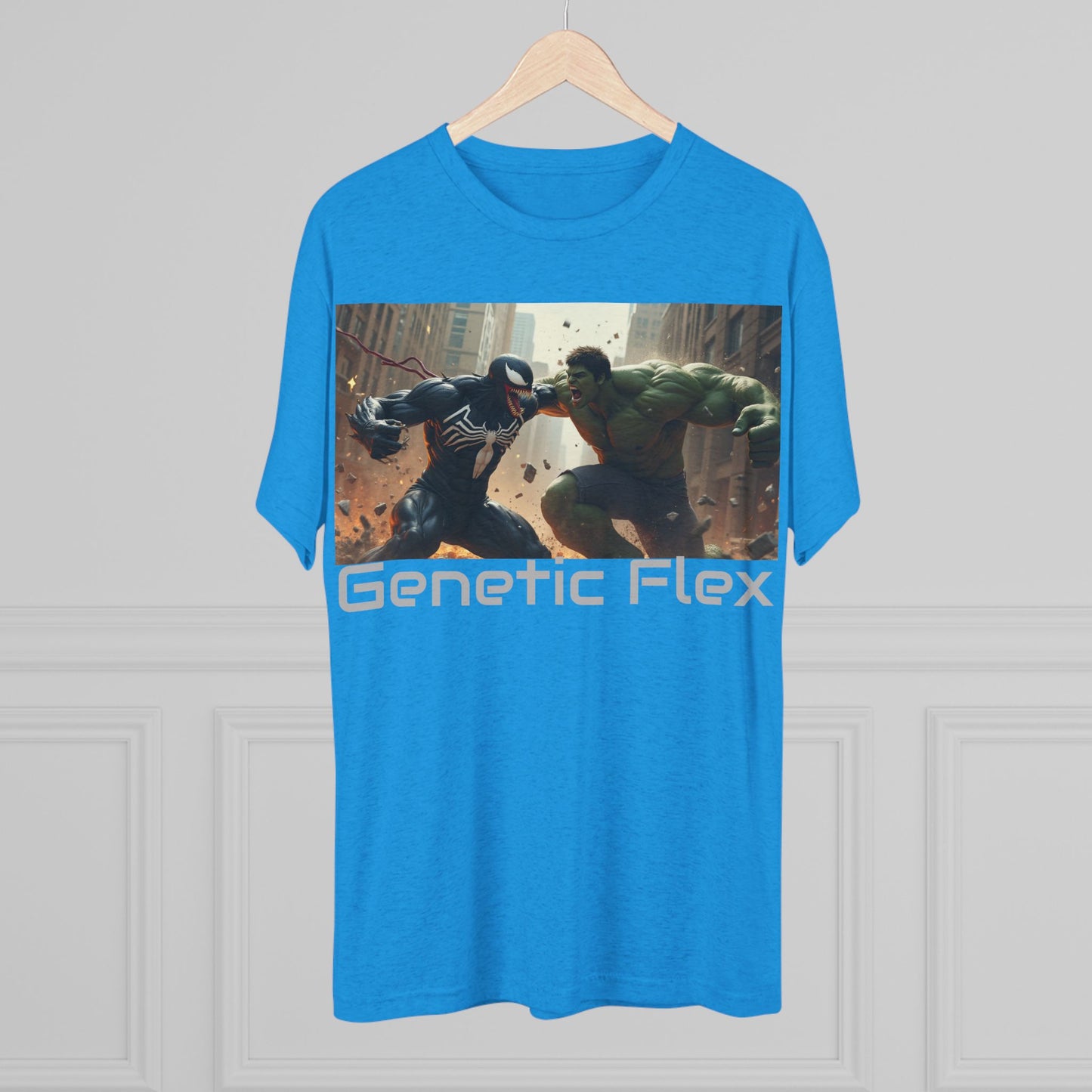 Fitness Unisex T-shirt - Genetic Flex - bevidst ungdomshelt T-shirts: Bevæg dig anderledes