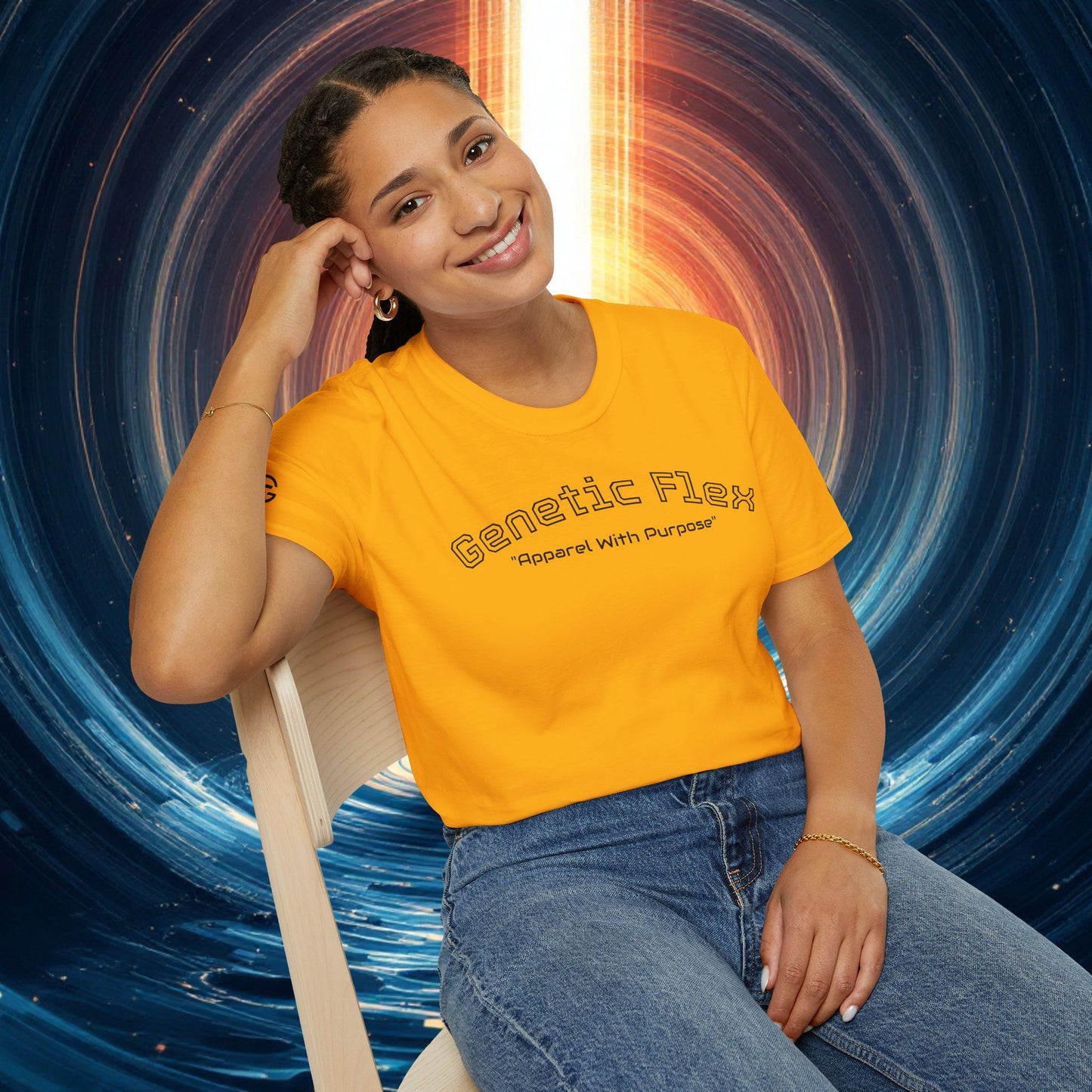 | Genetic Flex T-Shirt, Grafik-T-Shirt, Freizeitkleidung, Geschenk für Fitness-Enthusiasten, Komfort für jeden Tag