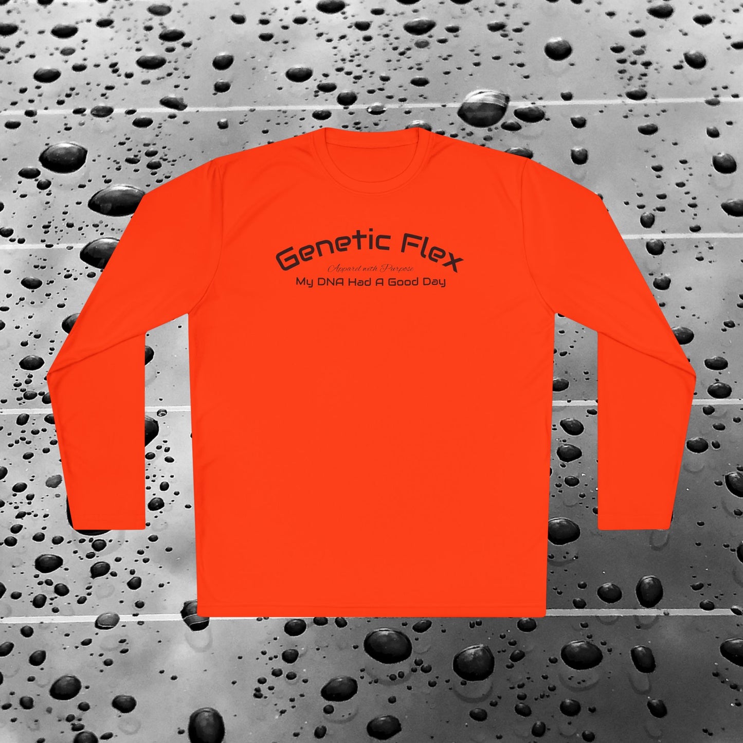 Female-Long Sleeve Tee - Genetic Flex Fitted Design - My DNA Had a Good Day