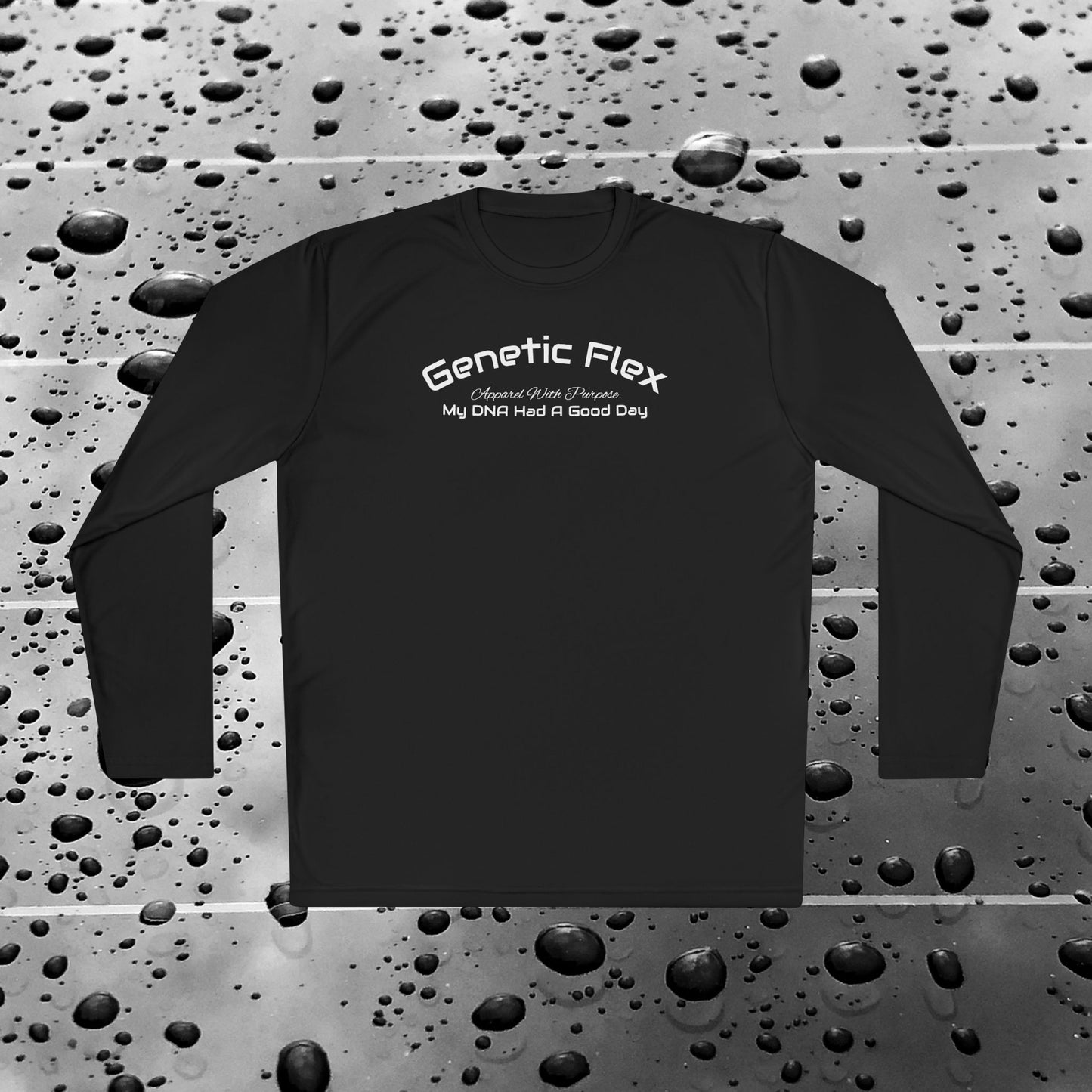 Female-Long Sleeve Tee - Genetic Flex Fitted Design - My DNA Had a Good Day
