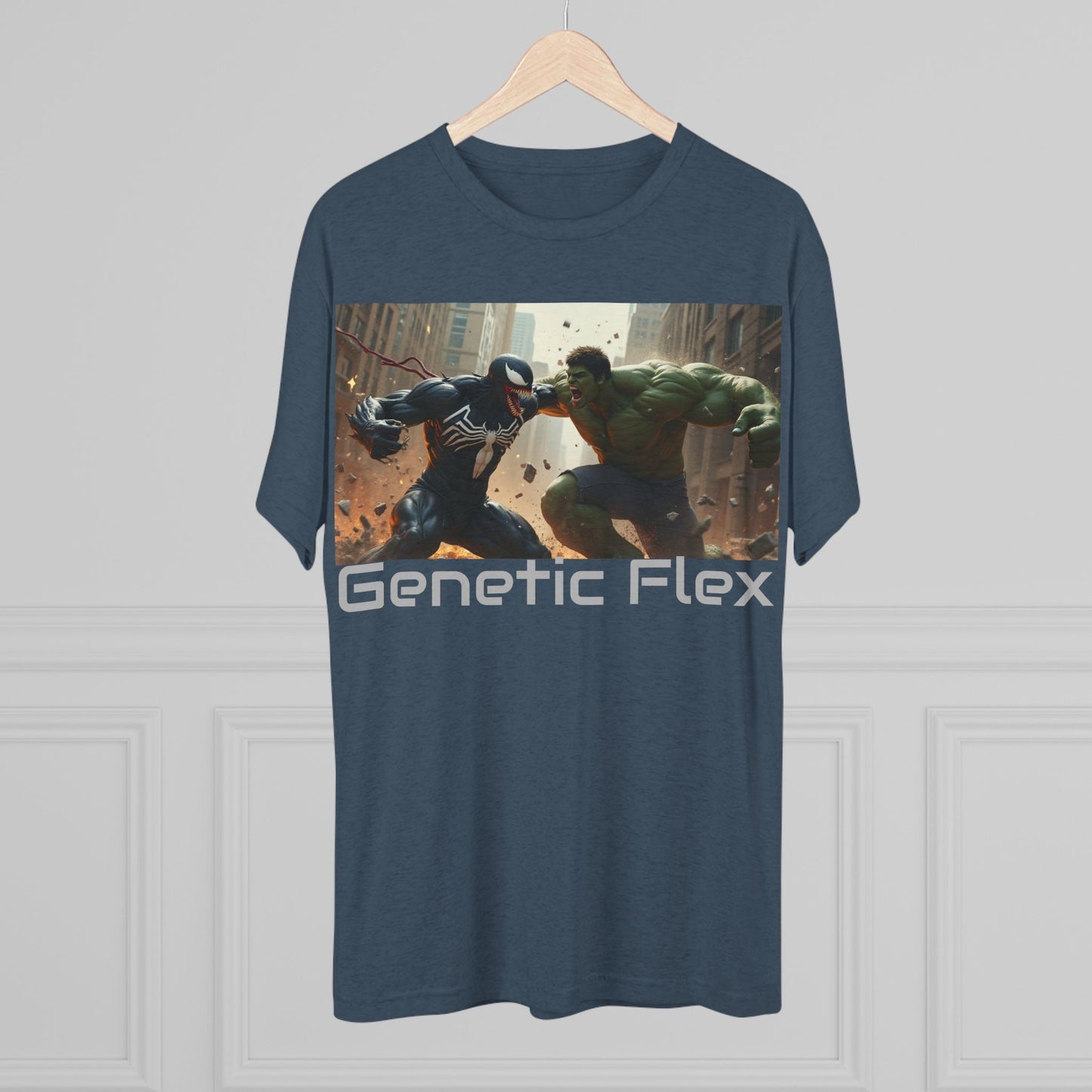 Fitness Unisex T-shirt - Genetic Flex - bevidst ungdomshelt T-shirts: Bevæg dig anderledes