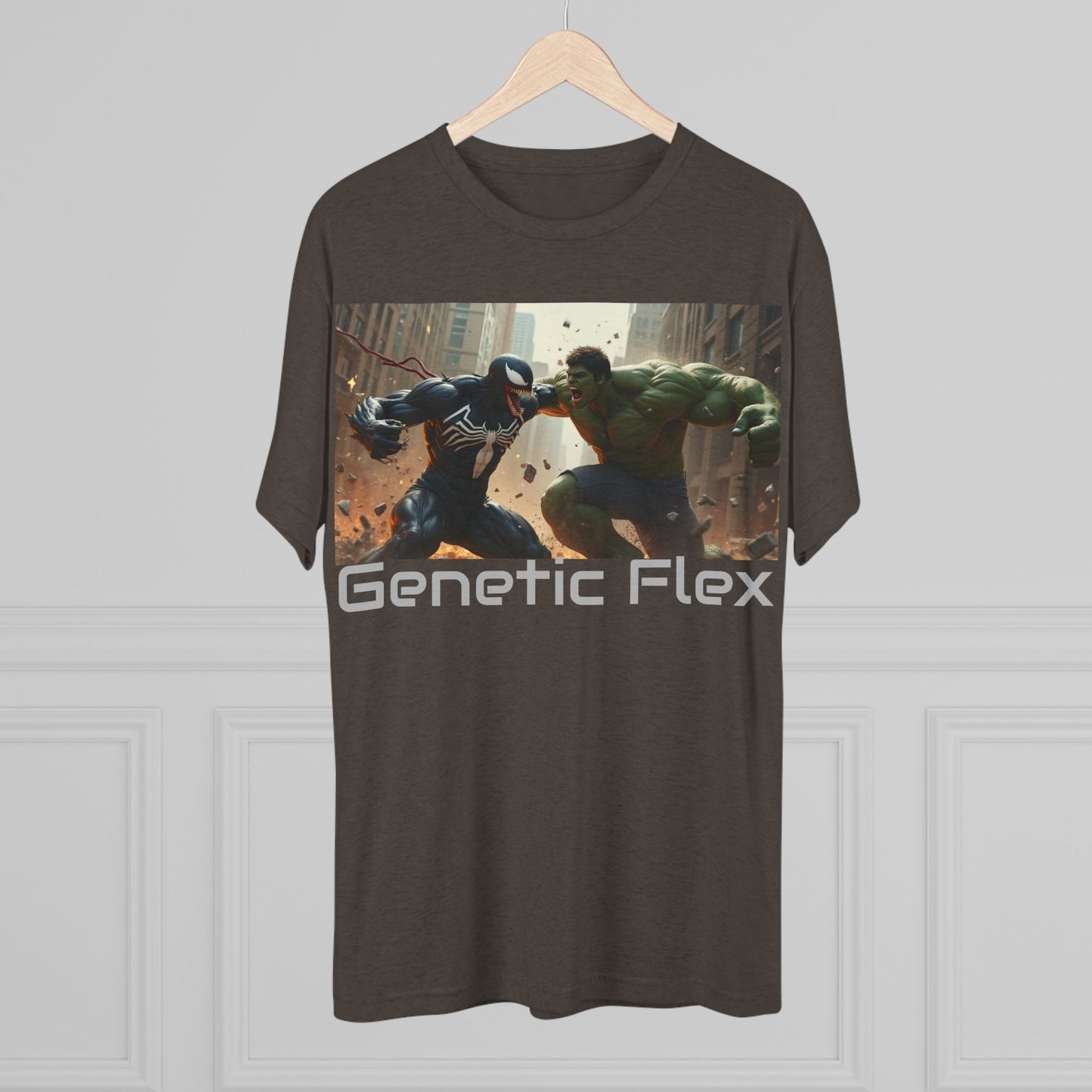 Fitness Unisex T-shirt - Genetic Flex - bevidst ungdomshelt T-shirts: Bevæg dig anderledes