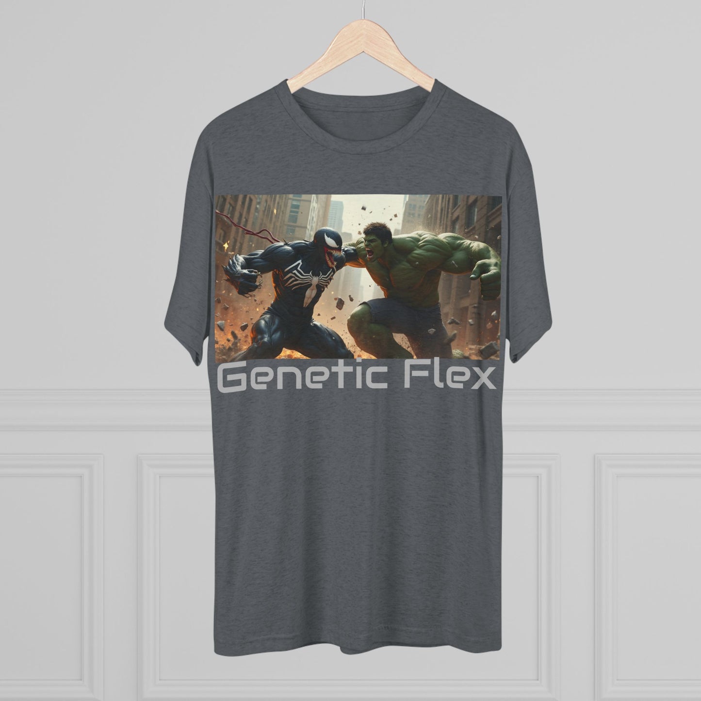Fitness Unisex T-shirt - Genetic Flex - bevidst ungdomshelt T-shirts: Bevæg dig anderledes