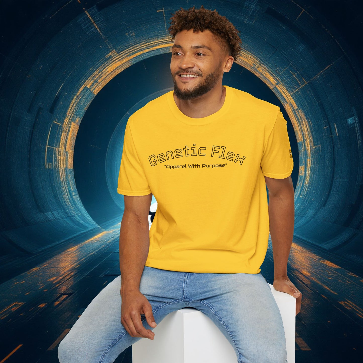 | Genetic Flex T-Shirt, Graphic Tee, Casual Wear, Gift for Fitness Enthusiasts, Everyday Comfort