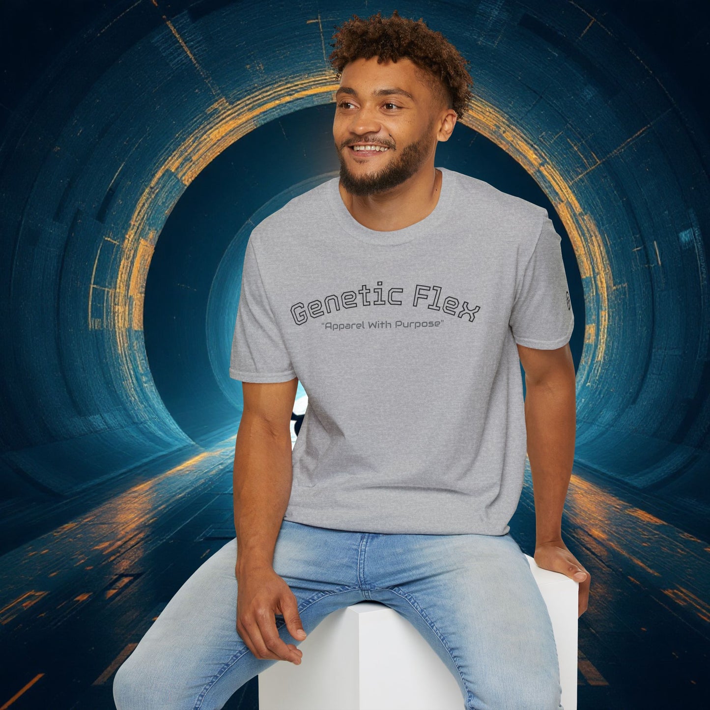 | Genetic Flex T-Shirt, Graphic Tee, Casual Wear, Gift for Fitness Enthusiasts, Everyday Comfort