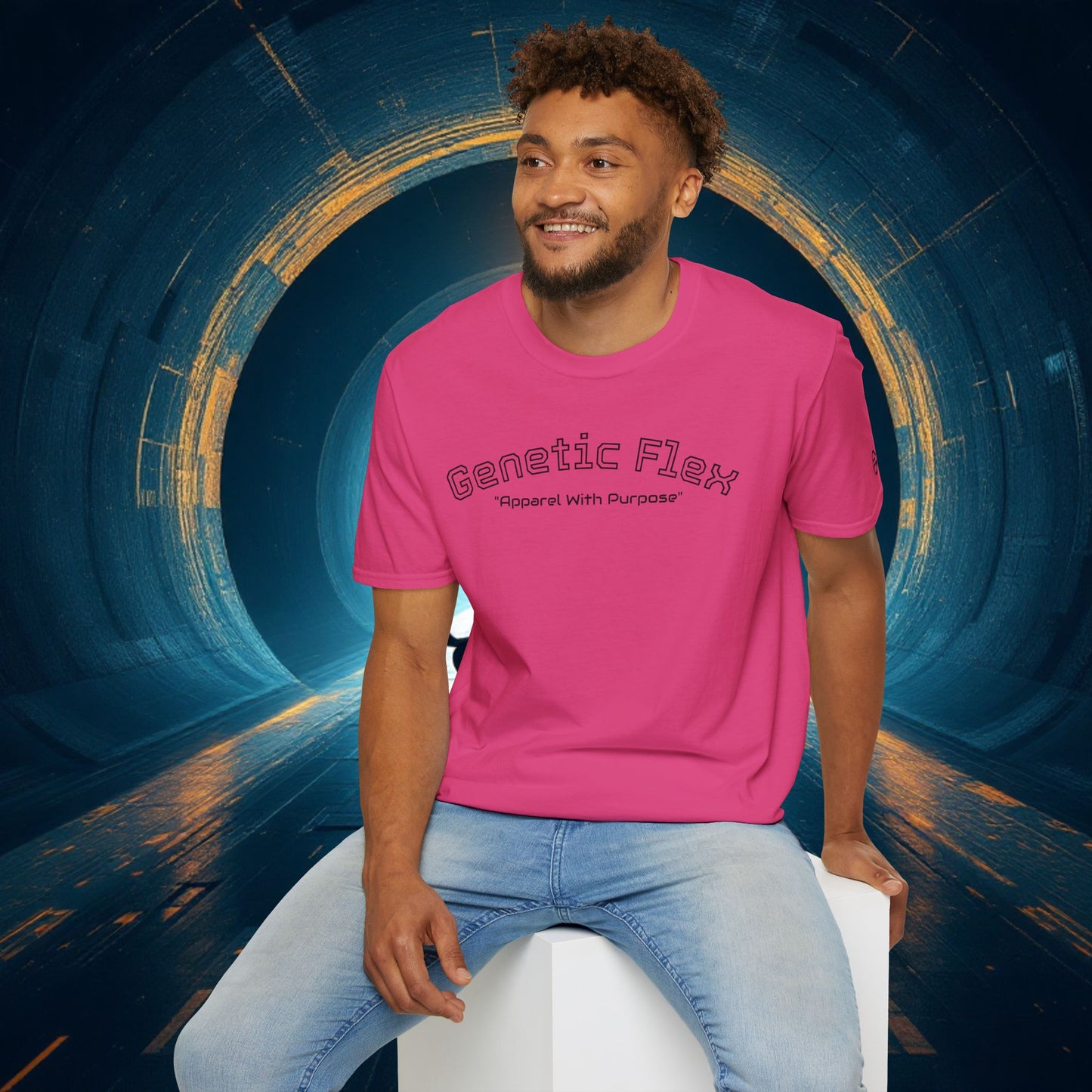 | Genetic Flex T-Shirt, Graphic Tee, Casual Wear, Gift for Fitness Enthusiasts, Everyday Comfort