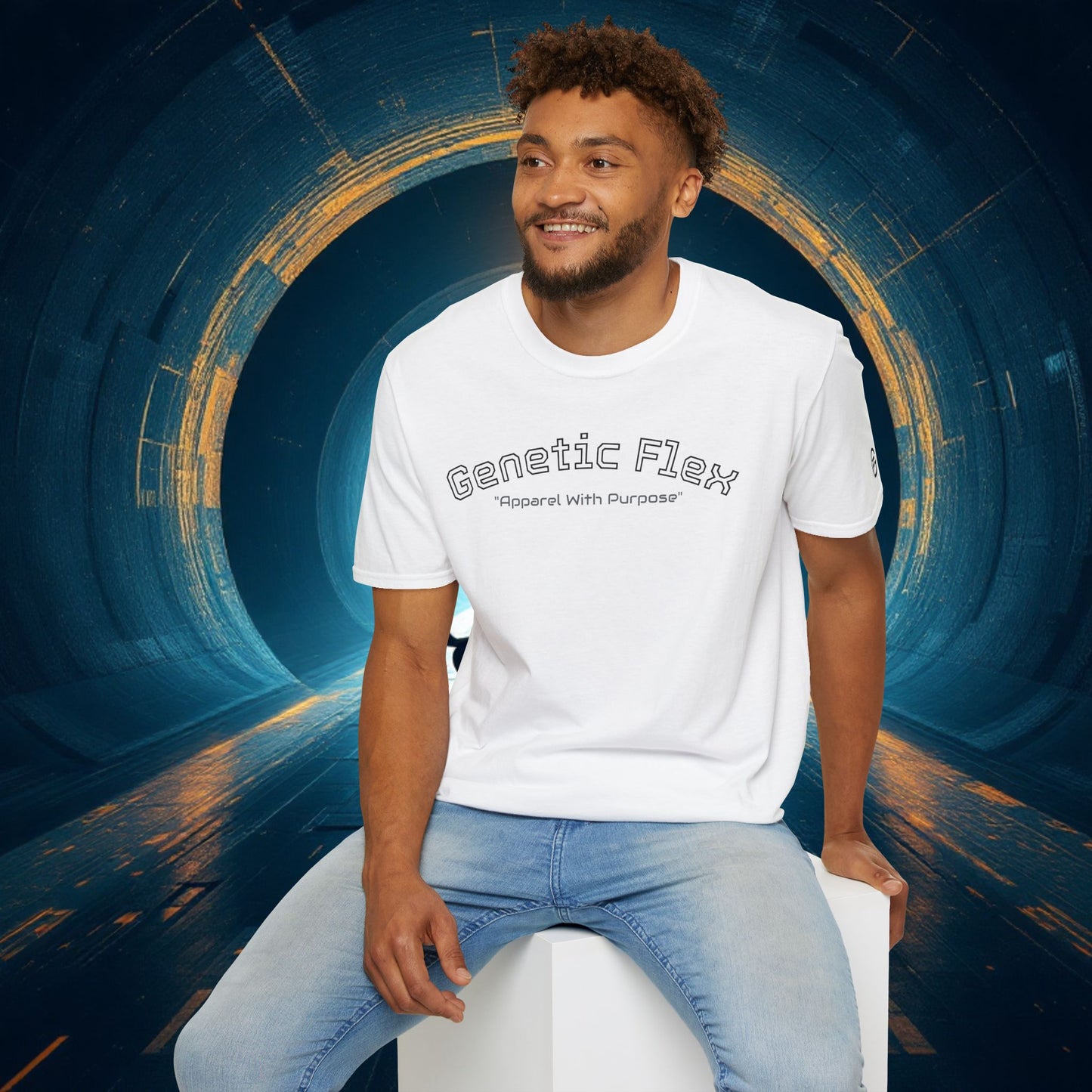 | Genetic Flex T-Shirt, Graphic Tee, Casual Wear, Gift for Fitness Enthusiasts, Everyday Comfort
