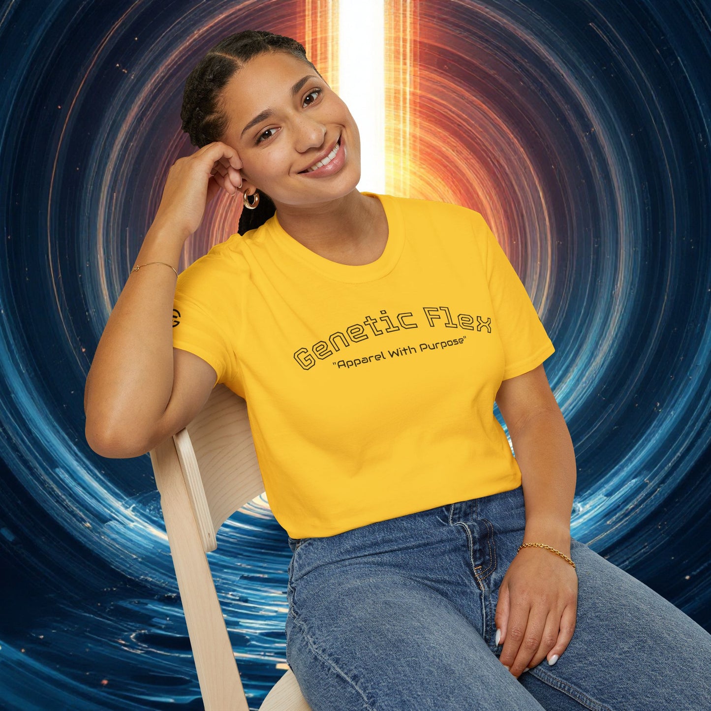 | Genetic Flex T-Shirt, Graphic Tee, Casual Wear, Gift for Fitness Enthusiasts, Everyday Comfort
