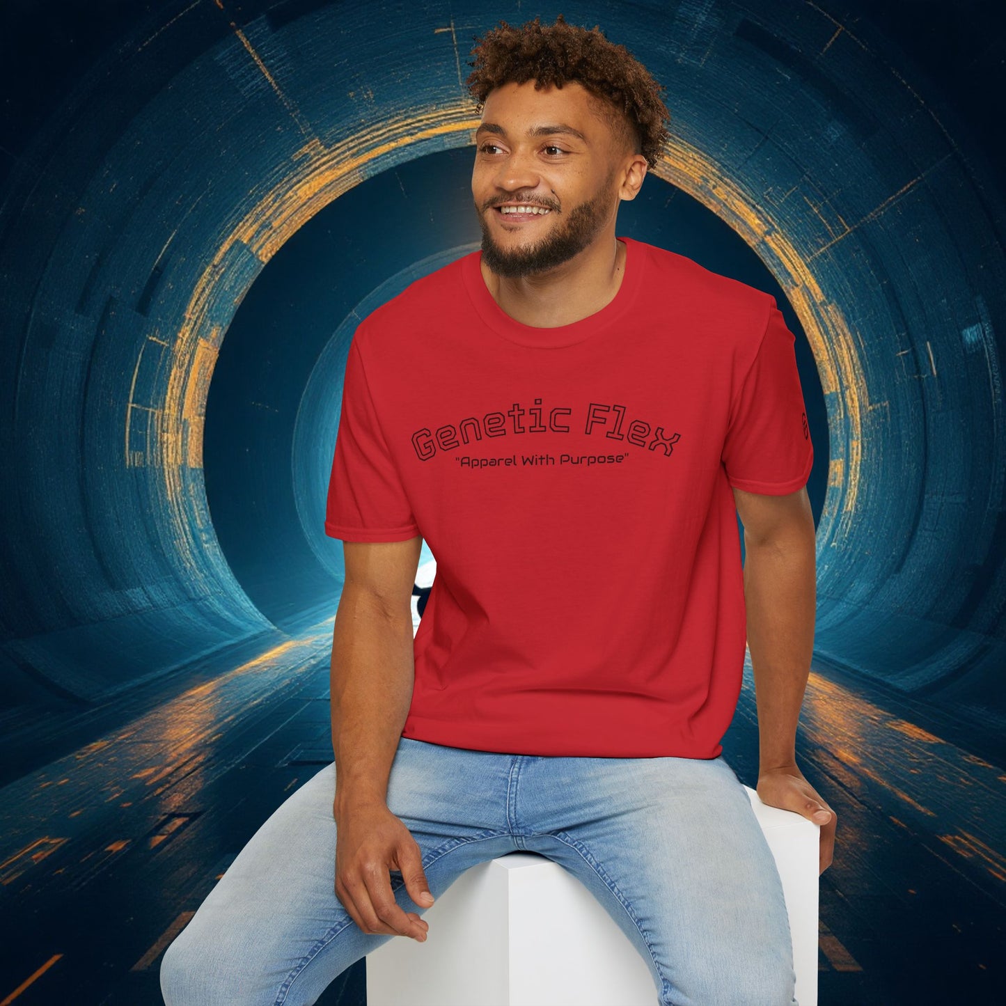 | Genetic Flex T-Shirt, Graphic Tee, Casual Wear, Gift for Fitness Enthusiasts, Everyday Comfort