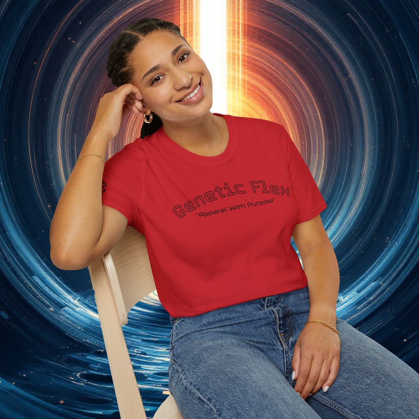 | Genetic Flex T-Shirt, Graphic Tee, Casual Wear, Gift for Fitness Enthusiasts, Everyday Comfort