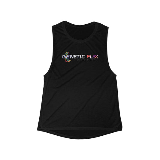 Genetic Flex Women Flowy Muscle Tank - Fitness & Lifestyle Wear
