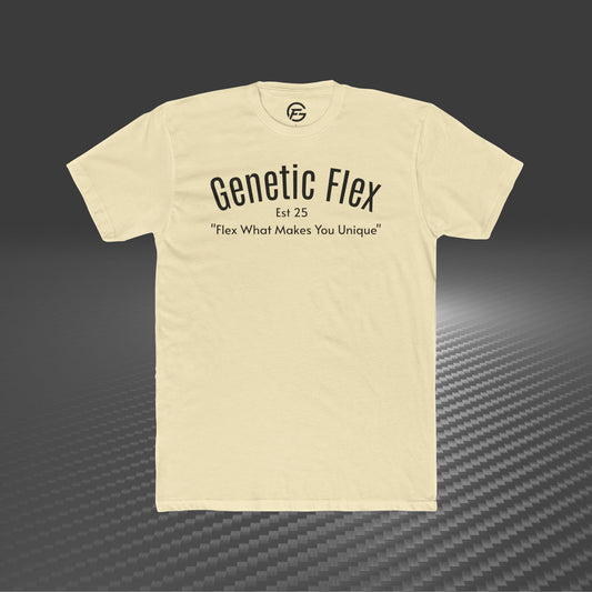 Fitness Tee for Gym Goers - Genetic Flex Cotton Crew Tee