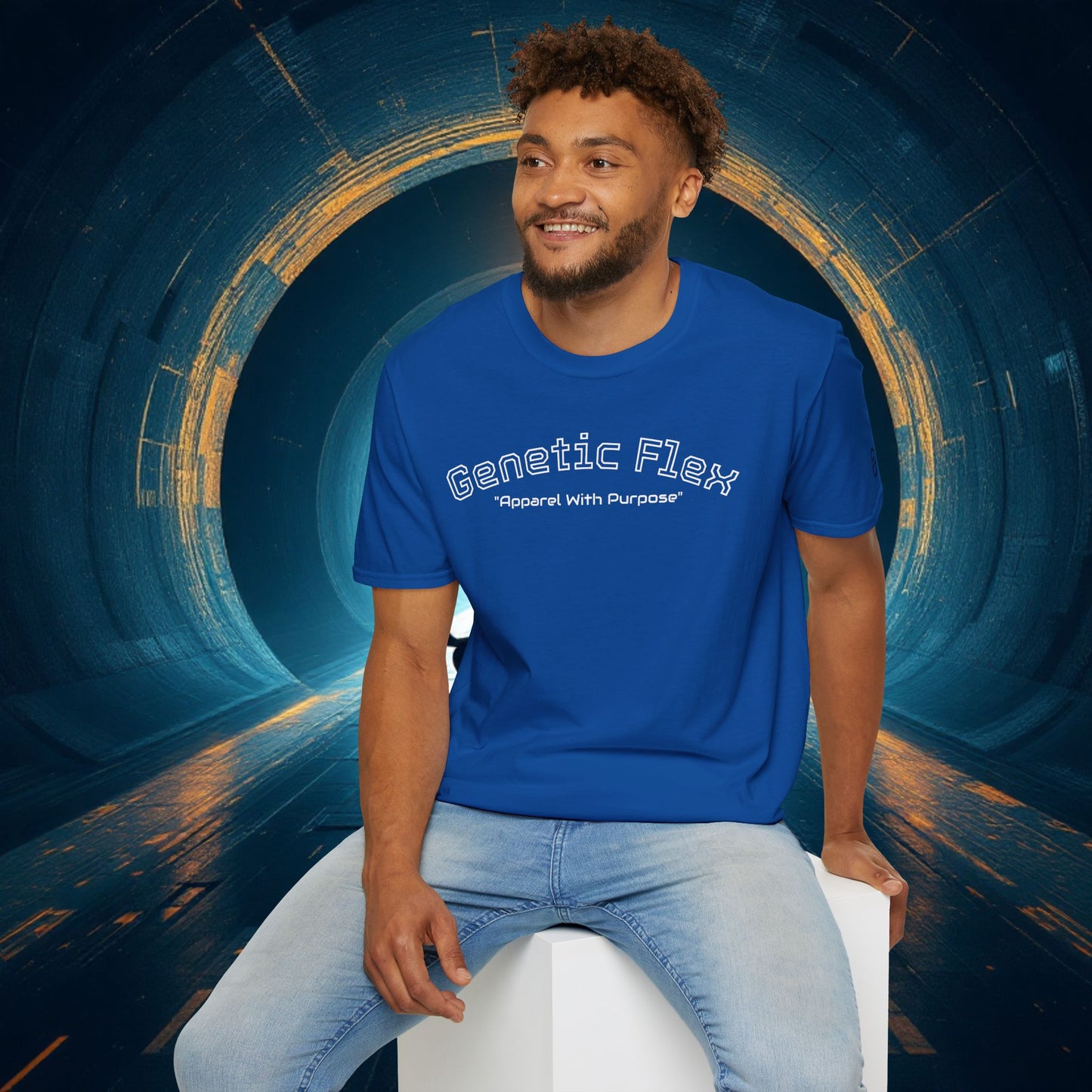 | Genetic Flex T-Shirt, Graphic Tee, Casual Wear, Gift for Fitness Enthusiasts, Everyday Comfort